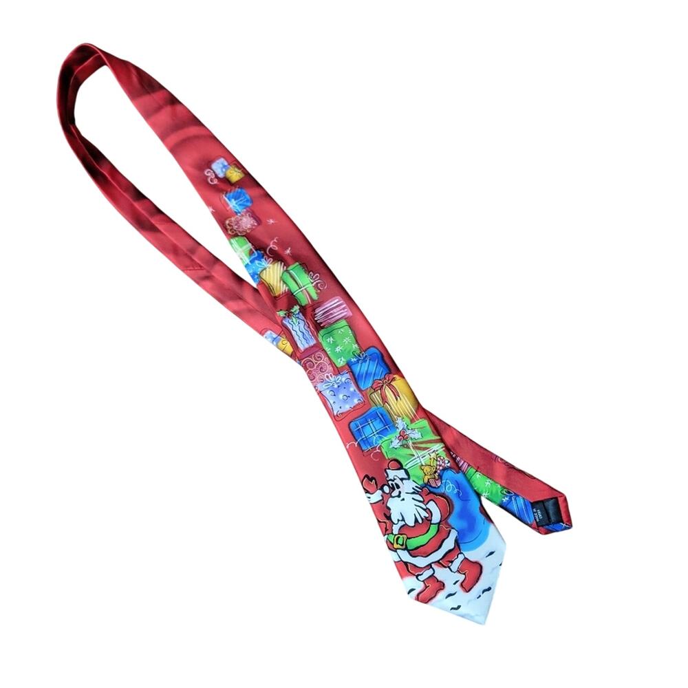 Jerry Garcia Surprise Package Christmas Neck Tie Silk Blend